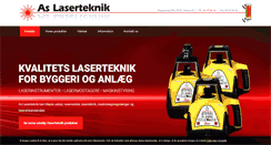 Desktop Screenshot of laserteknik.dk